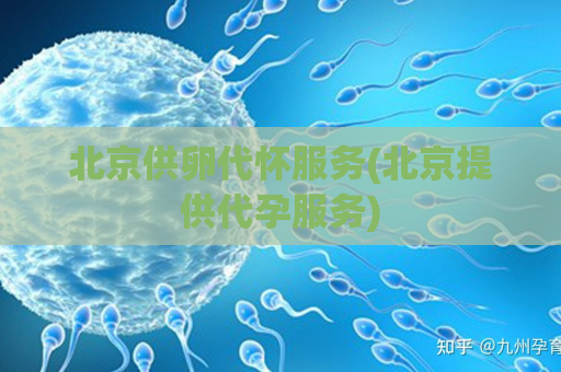 北京供卵代怀服务(北京提供代孕服务)